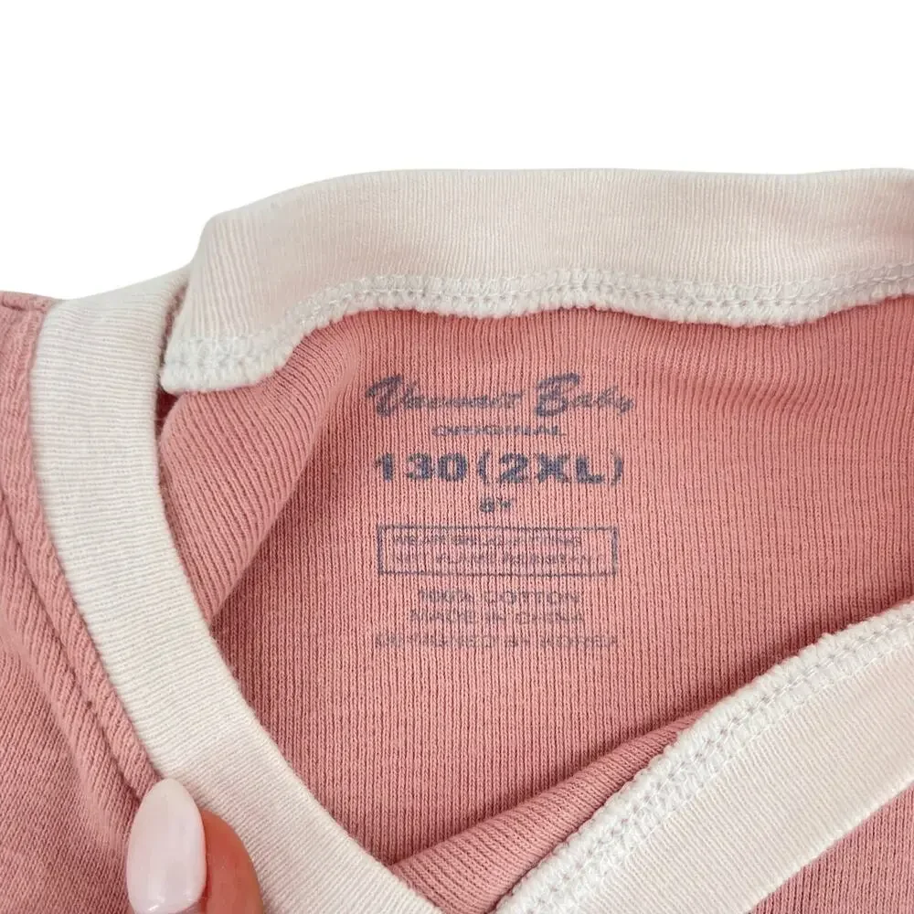 Vaenait Baby Pink Knit Bunny Rabbit Long Sleeve Pull On Pants Girls Pajama Set